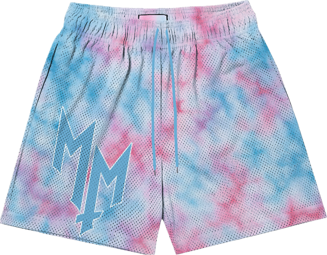 Malice Shorts Blue/Pink TyeDye