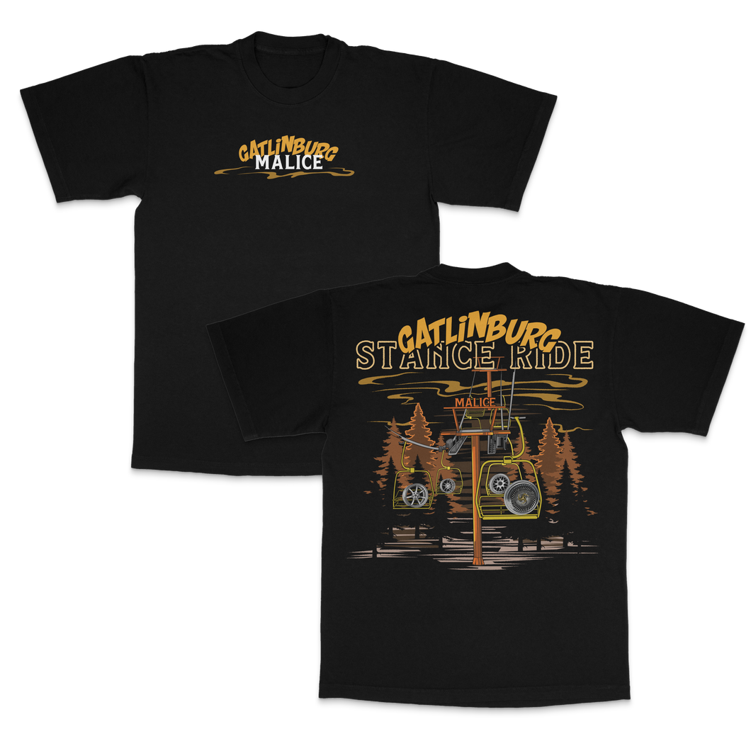 Gatlinburg Stance Ride Tee Black